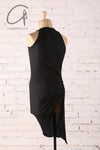 marc le bihan sleeveless pleated T-shirt 1867 E23 black